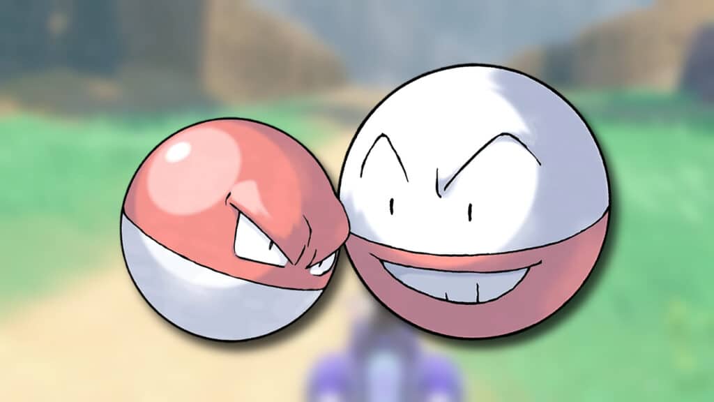 Voltorb and Electrode in Pokémon Scarlet and Violet