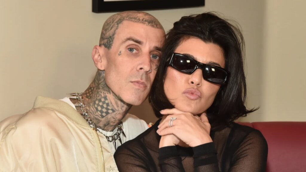 Kourtney Kardashian and Travis Barker together