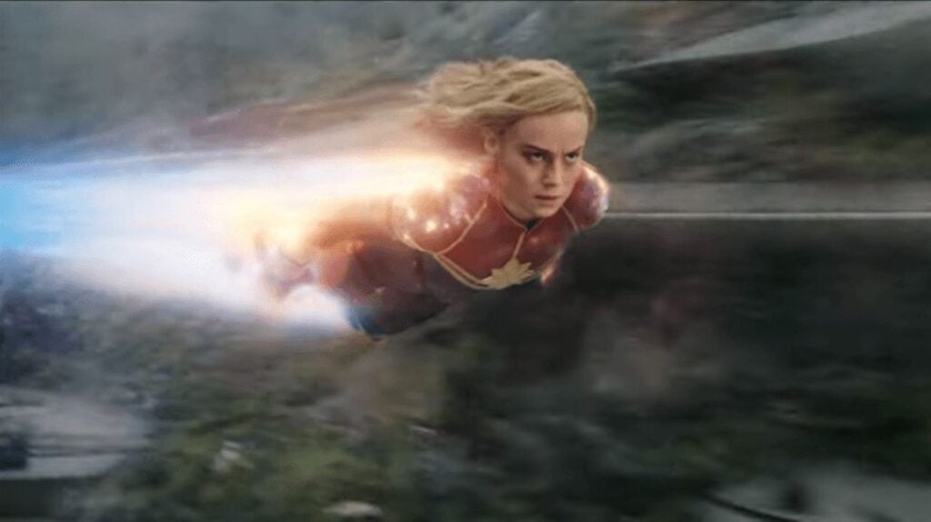 brie larson the marvels trailer