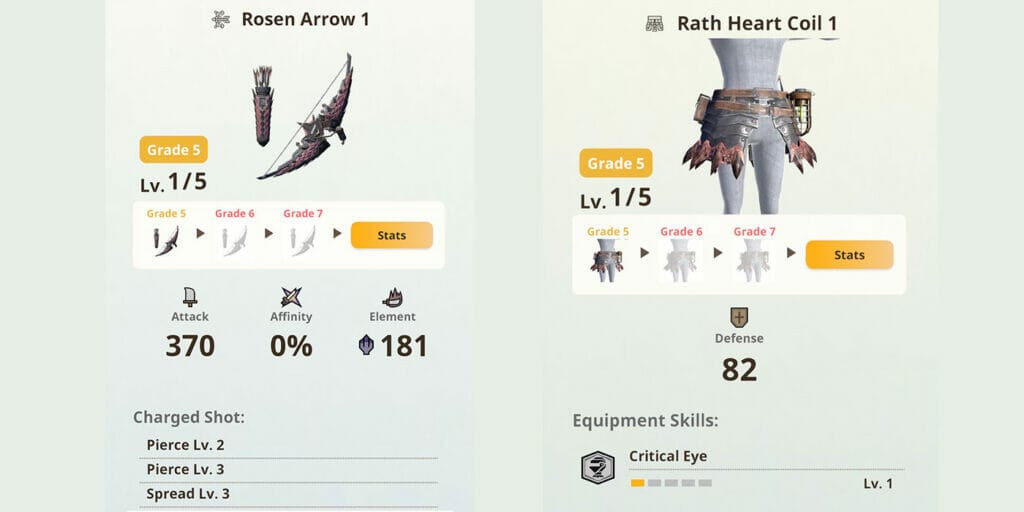 Pink Rathian Weapons and Armor in Monster Hunter Now