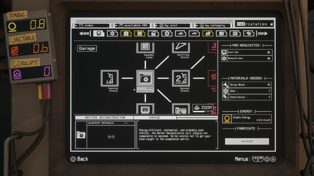 Matter Deconstructor