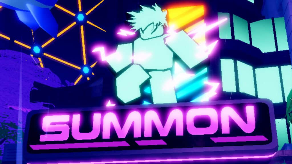 The Summon sign in Anime Defenders Roblox