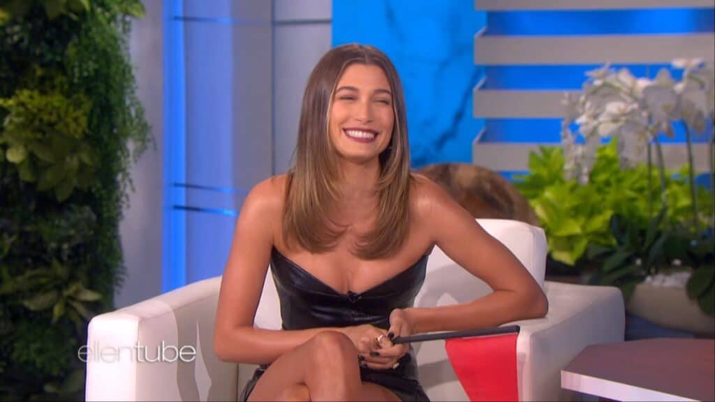 Hailey Bieber on The Ellen Show