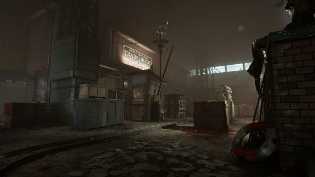 The depot region of the docks in The Outlast Trials Project Lupara