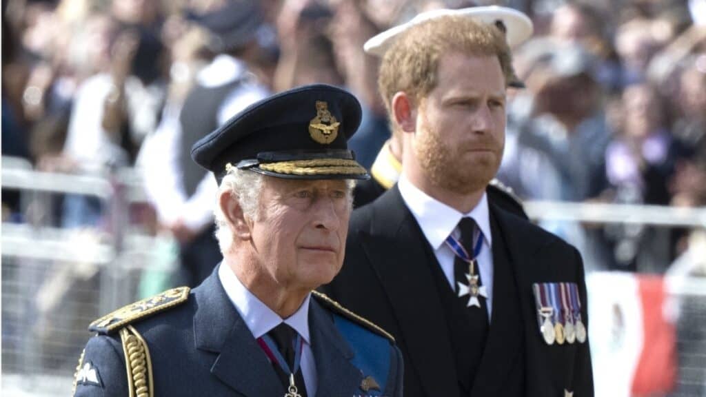 King Charles II and Prince Harry, Duke of Sussex