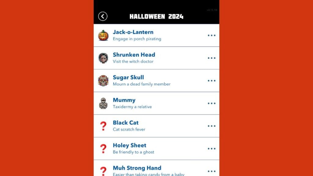 BitLife: How to Complete the Halloween Scavenger Hunt