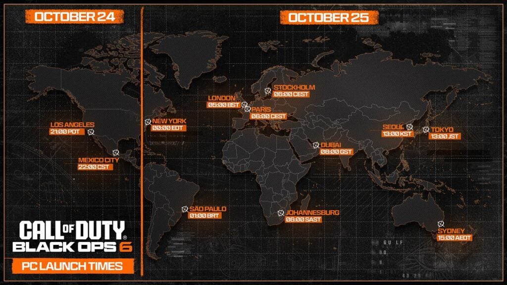 Call of Duty: Black Ops 6 Pre-Load and Launch Time Revealed