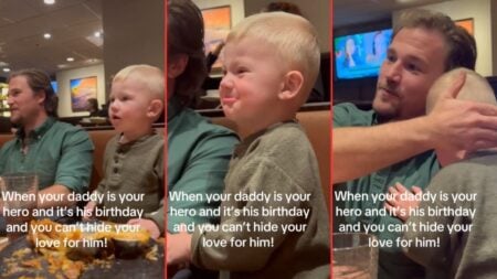 Toddler Can't Hold In How Much He Loves His Dad In Viral Video 'He Was Overwhelmed With The Overwhelms'