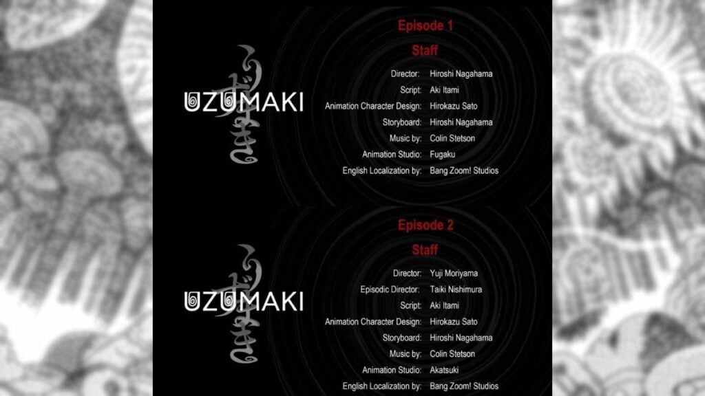 Uzumaki Executive States That the Drop in Animation Quality is Because They ‘Got Screwed Over’ During Production