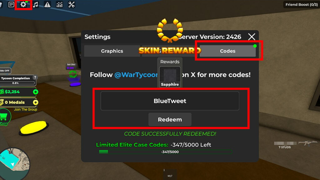 Roblox: War Tycoon Codes (October 2024)