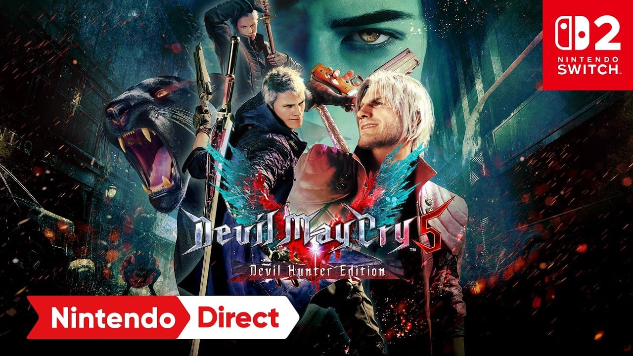 Devil May Cry 5: Devil Hunter Edition – Nintendo Direct 6.9.2026
