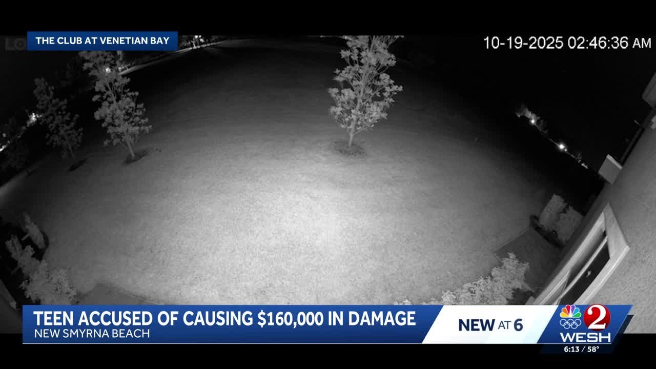 17-year-old arrested after vandalism at New Smyrna Beach golf course