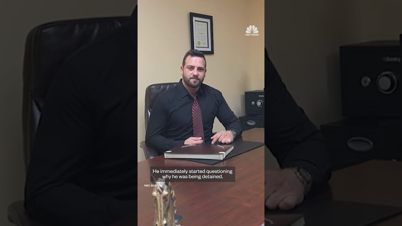 U.S. citizen says he was detained and 'treated like a criminal' when returning from Canada.