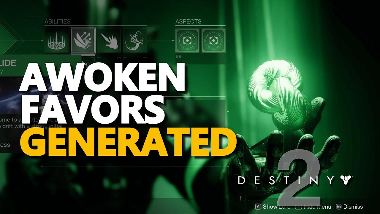 Awoken Favors generated Destiny 2