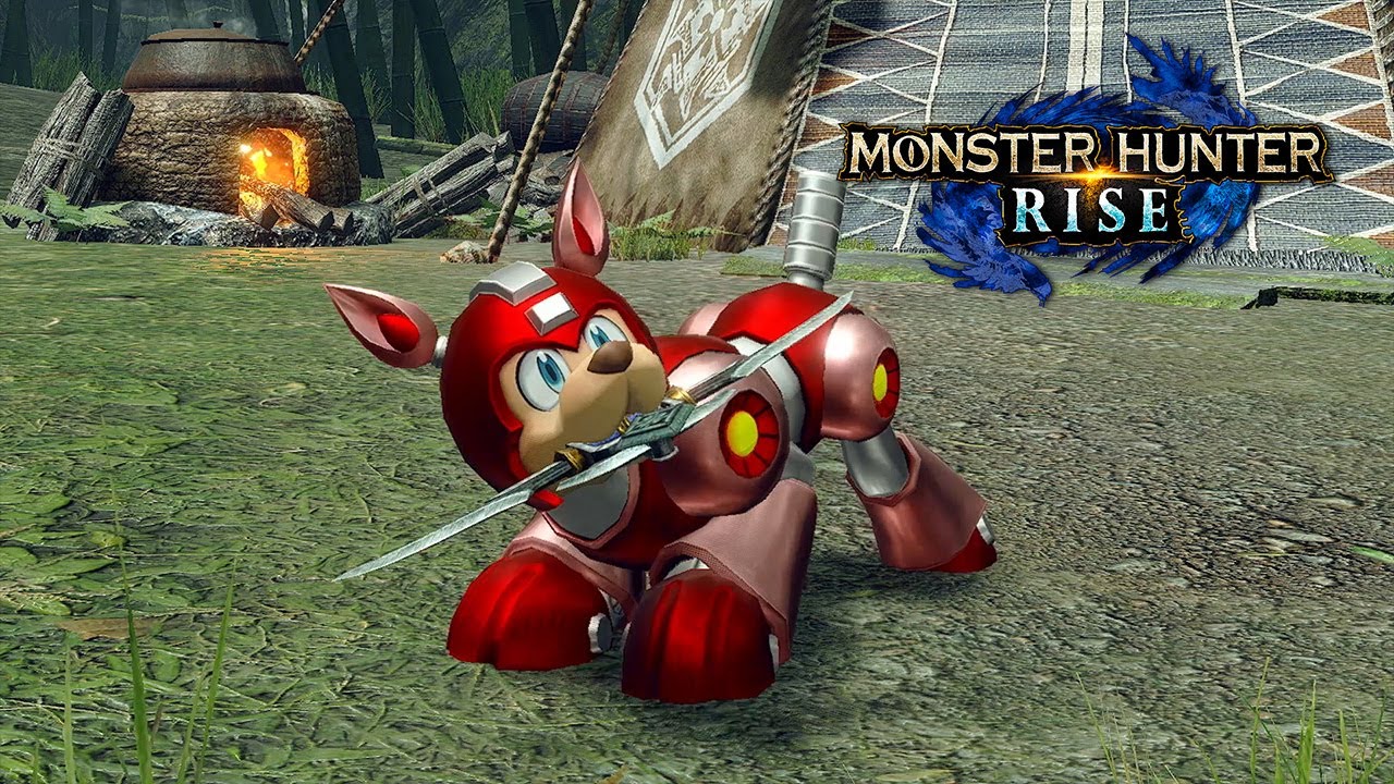 Monster Hunter Rise - Mega Man Collab