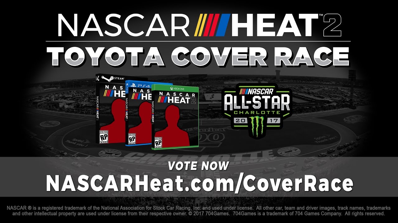 NASCAR Heat 2 Toyota Cover Race
