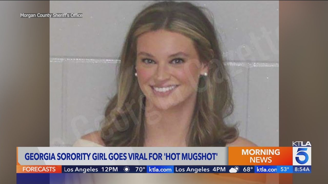 Sorority girl goes viral for 'hot mugshot'