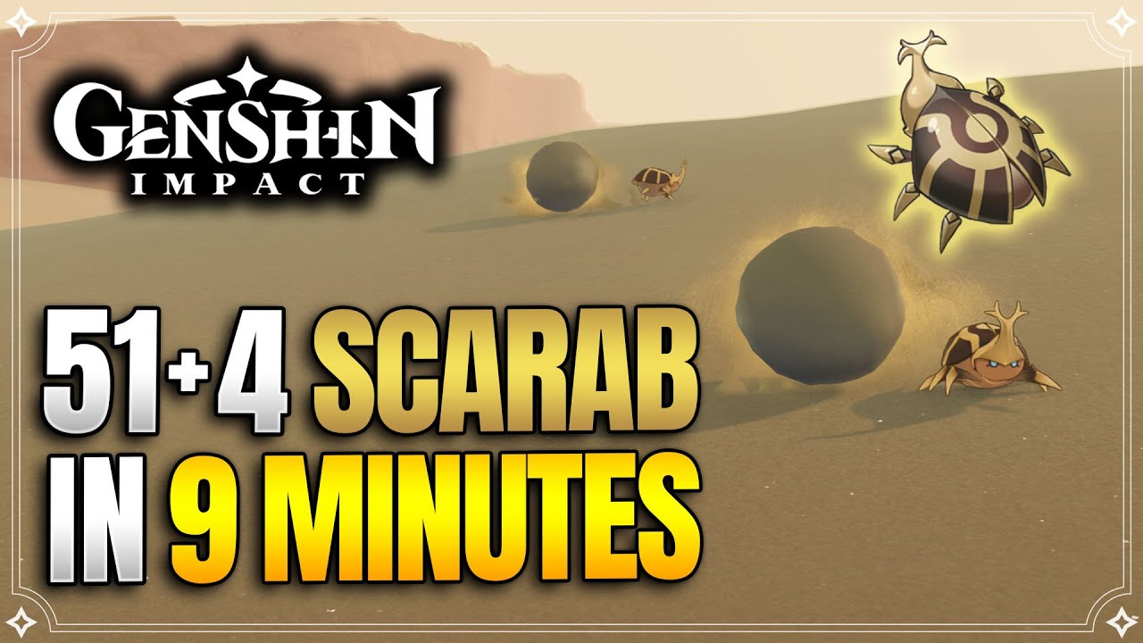 Scarab Locations | Fast and Efficient Farming Route | Ascension Materials |【Genshin Impact】