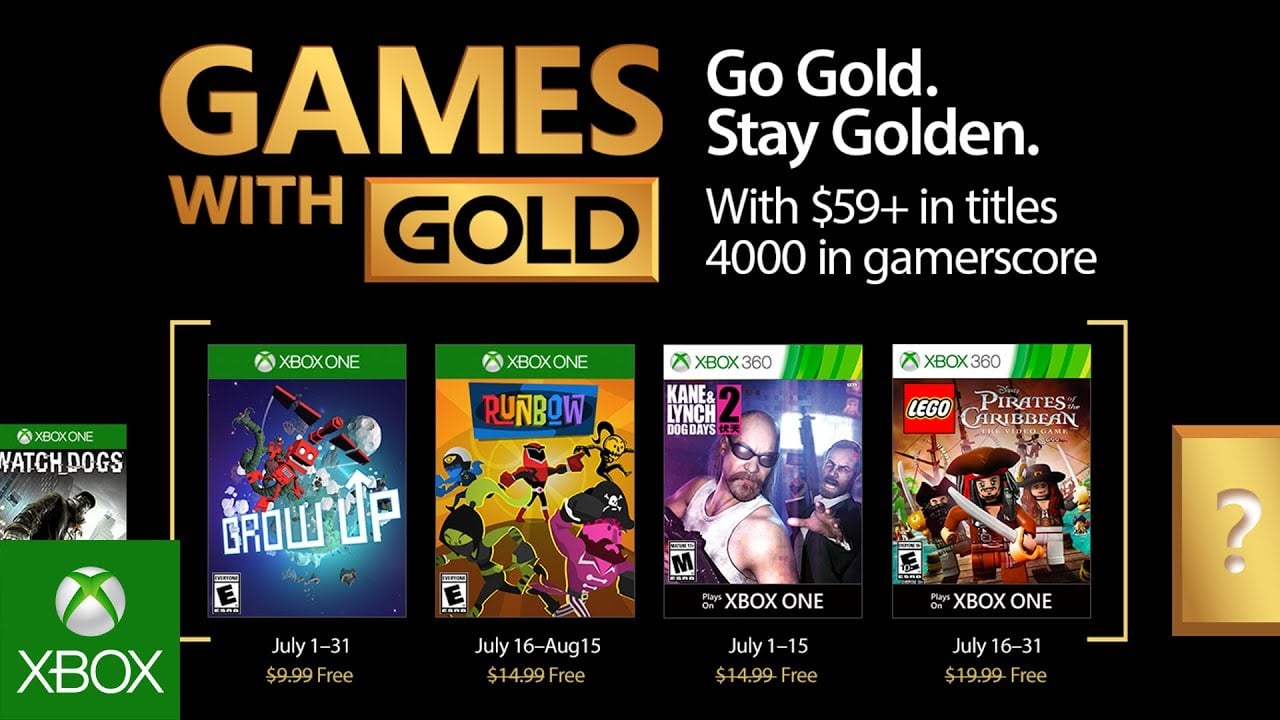 Xbox - July 2017 Games with Gold