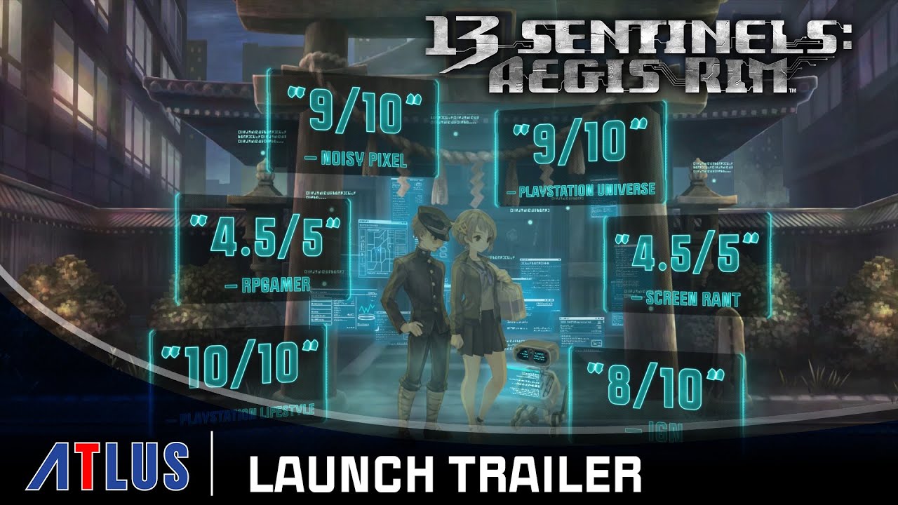 13 Sentinels: Aegis Rim – Launch Trailer | PlayStation 4