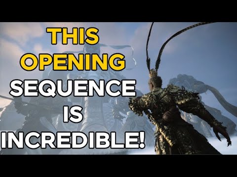 Black Myth Wukong's Incredible Opening Sequence 4K No Commentary Full RTX