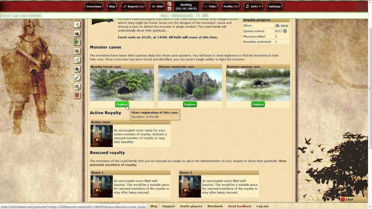 Tribal Wars - Rescue the Royalty 2015