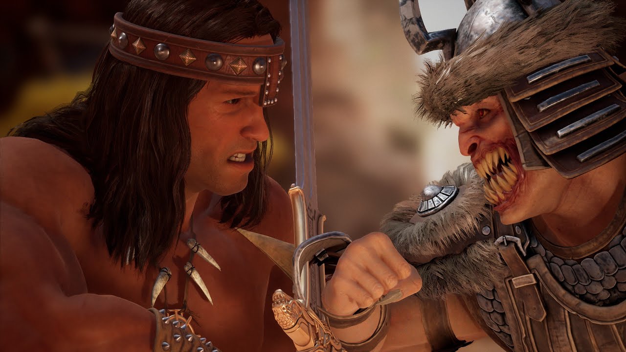 Mortal Kombat 1 Conan vs Age of Conan Baraka Gameplay and Fatality