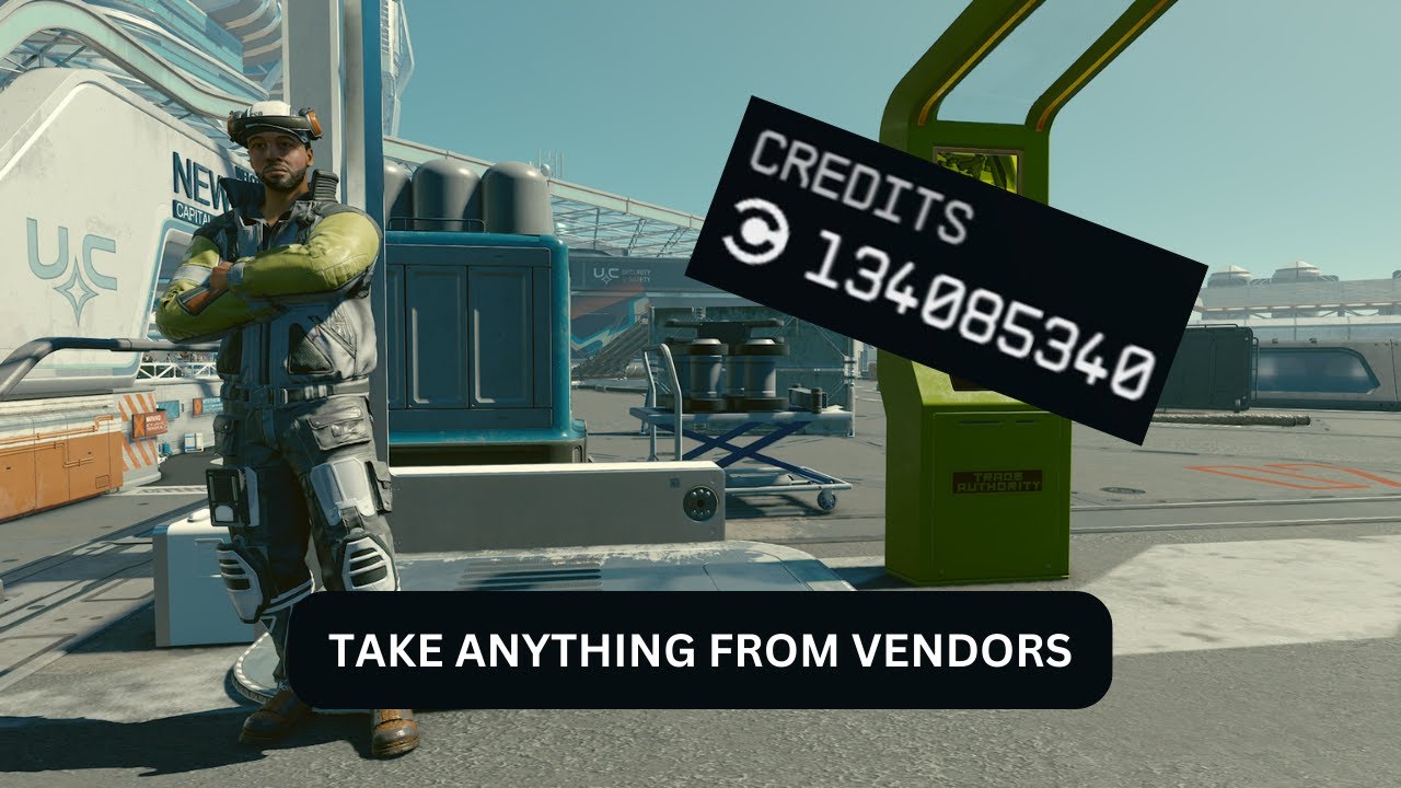 *PATCHED* STARFIELD VENDOR GLITCH | INFINITE CREDITS & TAKE ANYTHING FROM VENDORS