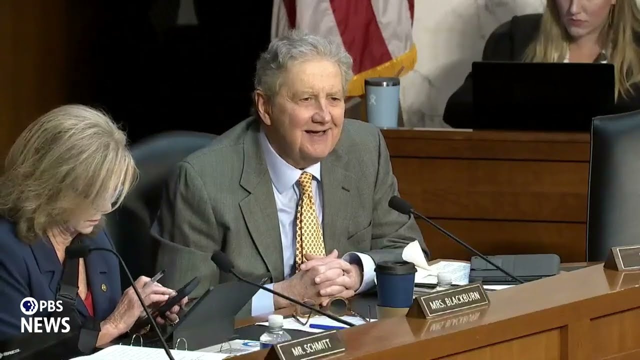 WATCH: Sen. Kennedy questions FBI Director Kash Patel in oversight hearing