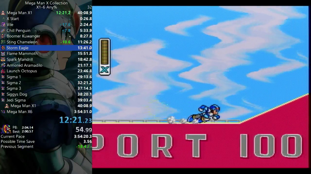 Mega Man X Collection X1-6 Any% Speedrun in 3:29:54.5