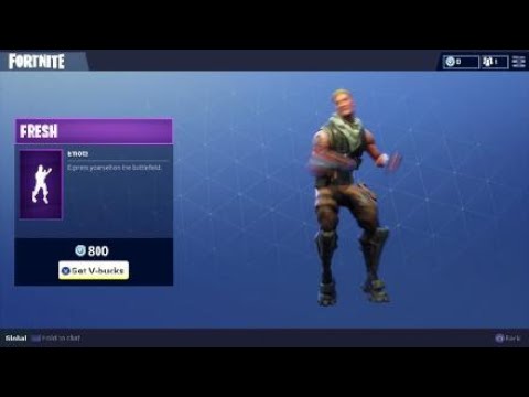 Fresh Emote in Fortnite Battle Royale is the Carlton Dance