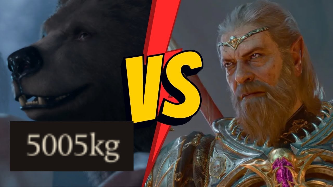 10,000 Pound Bear Beats Baldur's Gate in Under 20 Minutes (Former World Record)