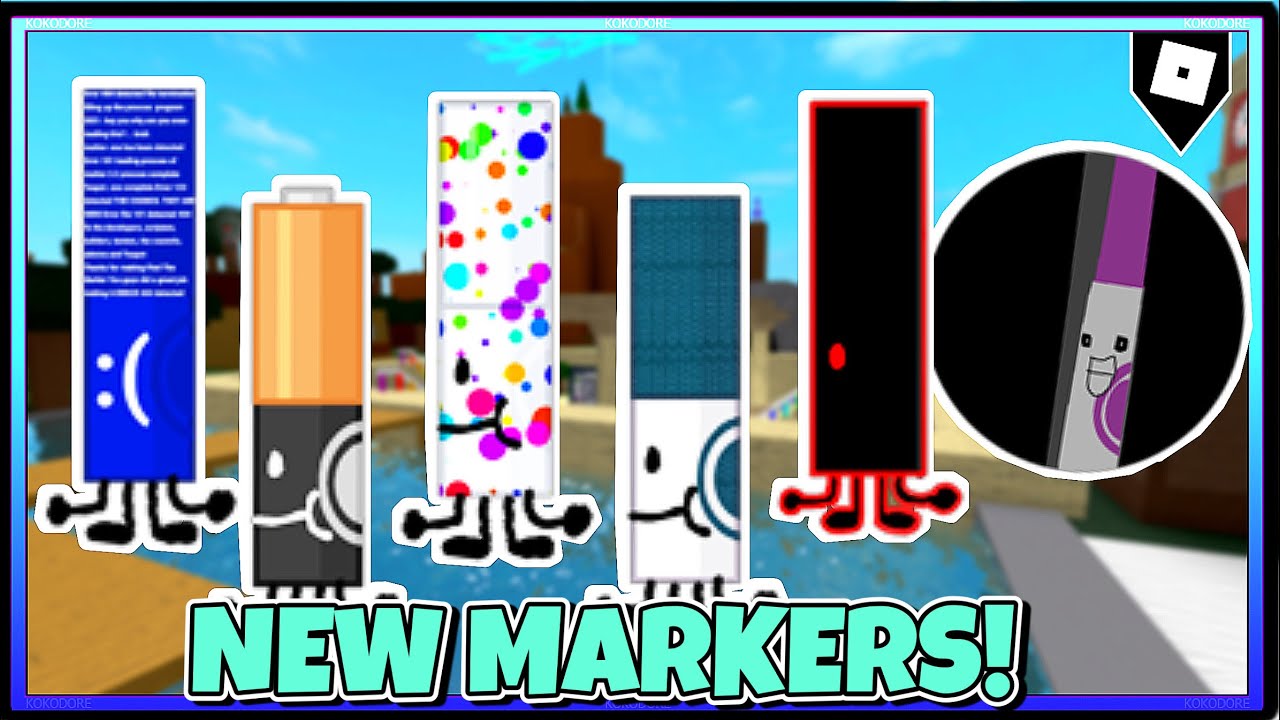 HOW TO FIND ALL 6 NEW MARKER in Find the Markers (150) | ROBLOX