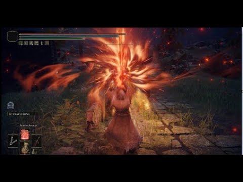 Elden Ring - Blasphemous Blade and Blackflame Armor Set