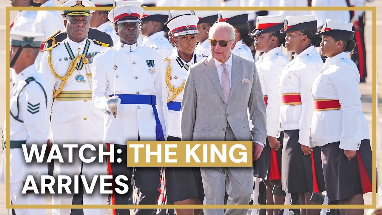 WATCH: King Charles Arrives in the Bahamas Ahead of Commonwealth Summit
