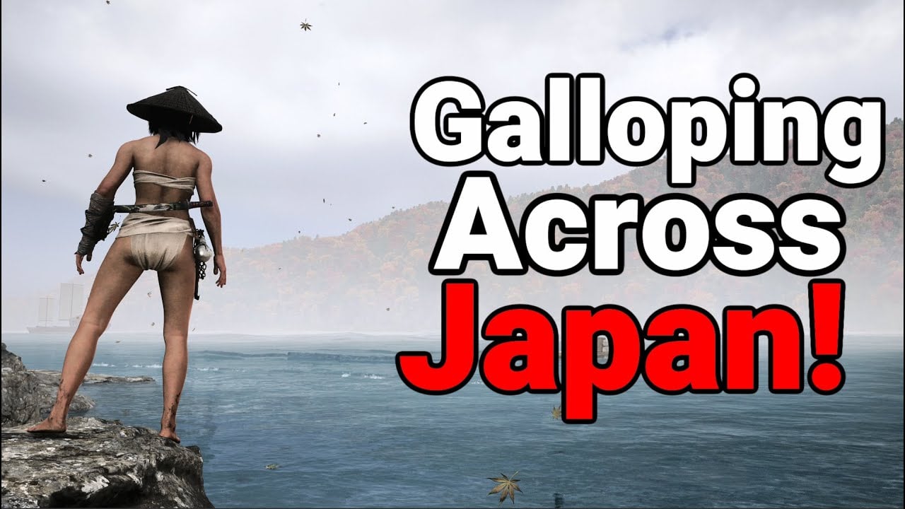 Running Across Assassin's Creed Shadows Massive Map 4K60