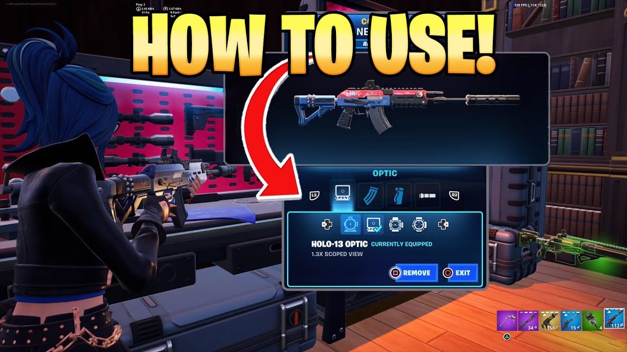 How To USE WEAPON MODS in Fortnite Chapter 5! (Weapon Attachments)