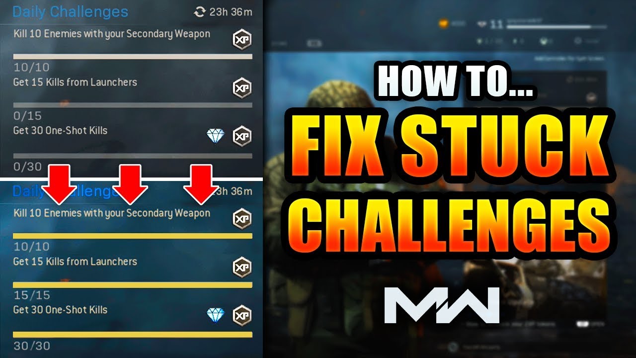 How to Fix the STUCK CHALLENGES BUG in Modern Warfare! [COD MW Multiplayer]