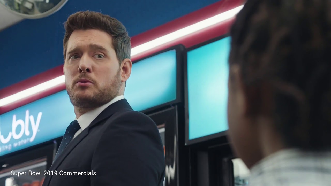 Michael Buble vs Bubly Super Bowl 2019 Commercial