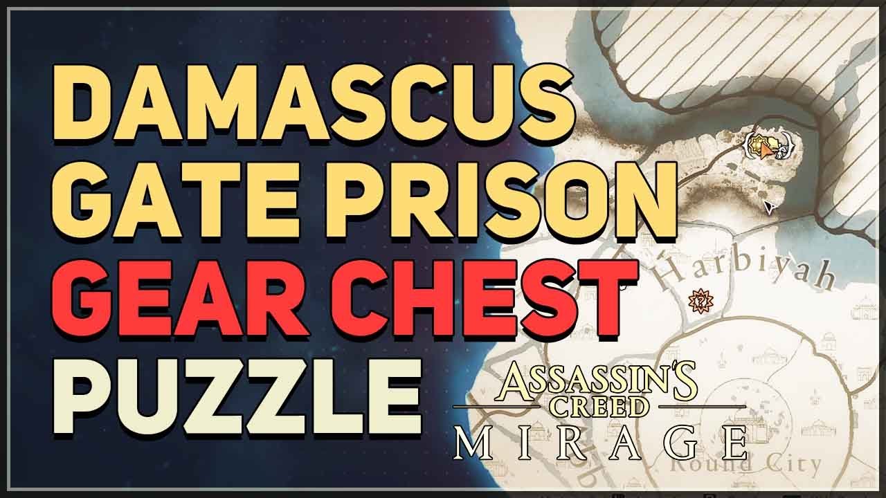 Damascus Gate Prison Gear Chest Puzzle Assassin's Creed Mirage