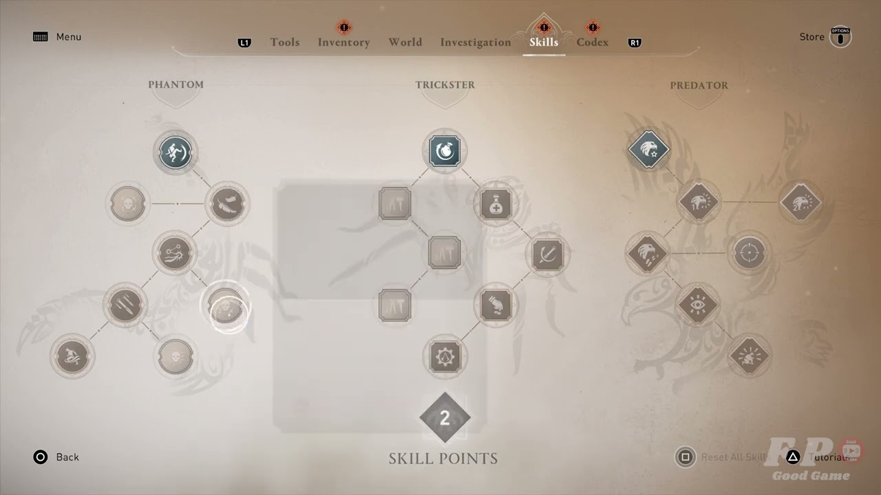 Assassin's Creed Mirage Skill Trees Gameplay