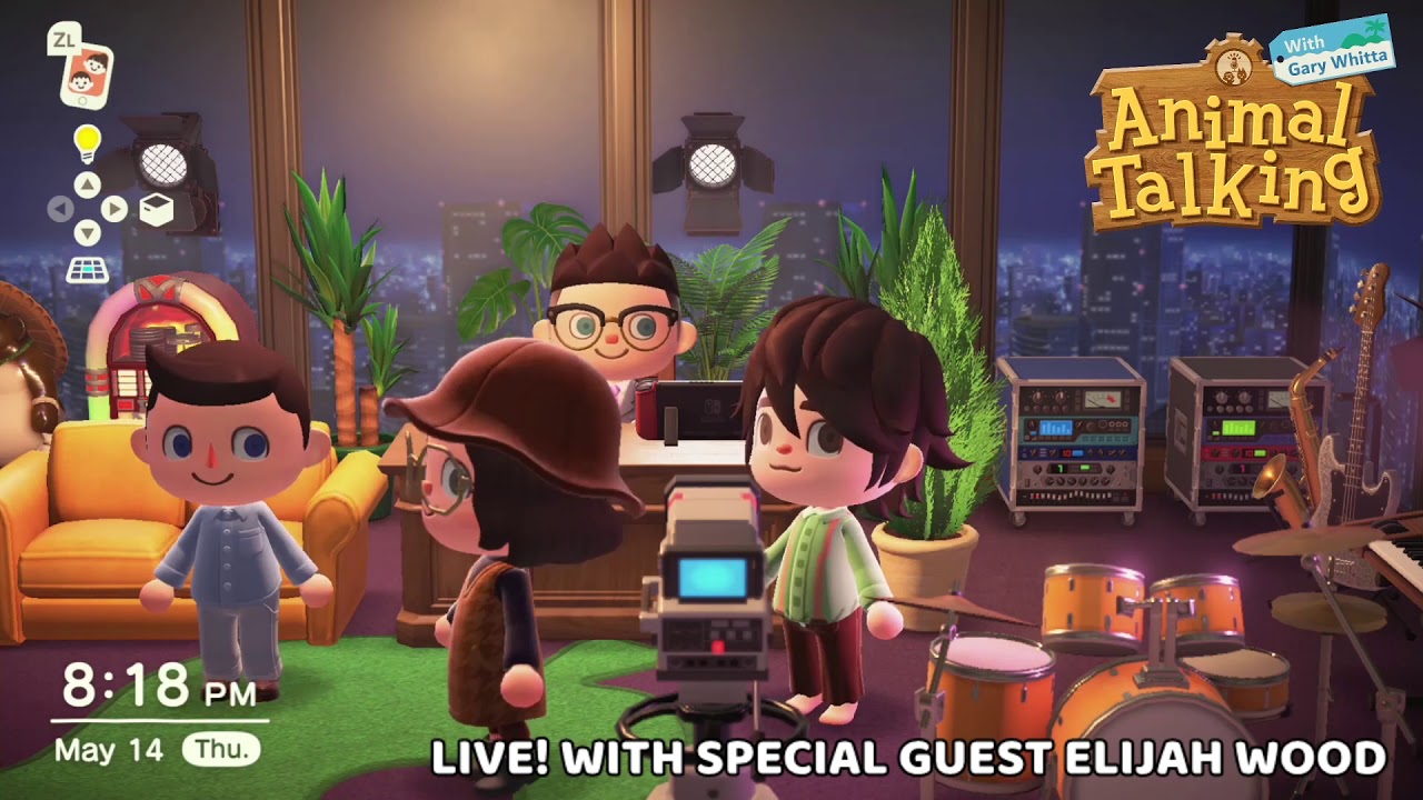 Danny Trejo, Elijah Wood, Jessica, Gary, and Adam spin around.