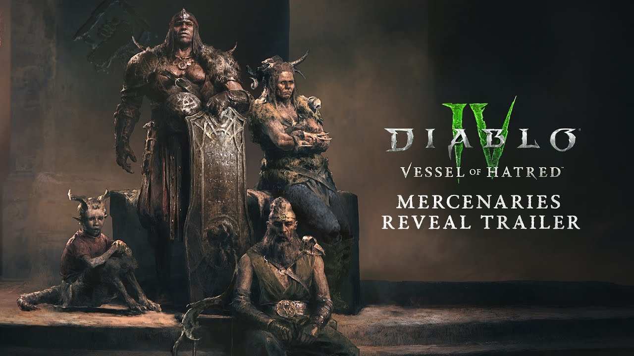 Diablo IV | Vessel of Hatred | Mercenaries Reveal Trailer