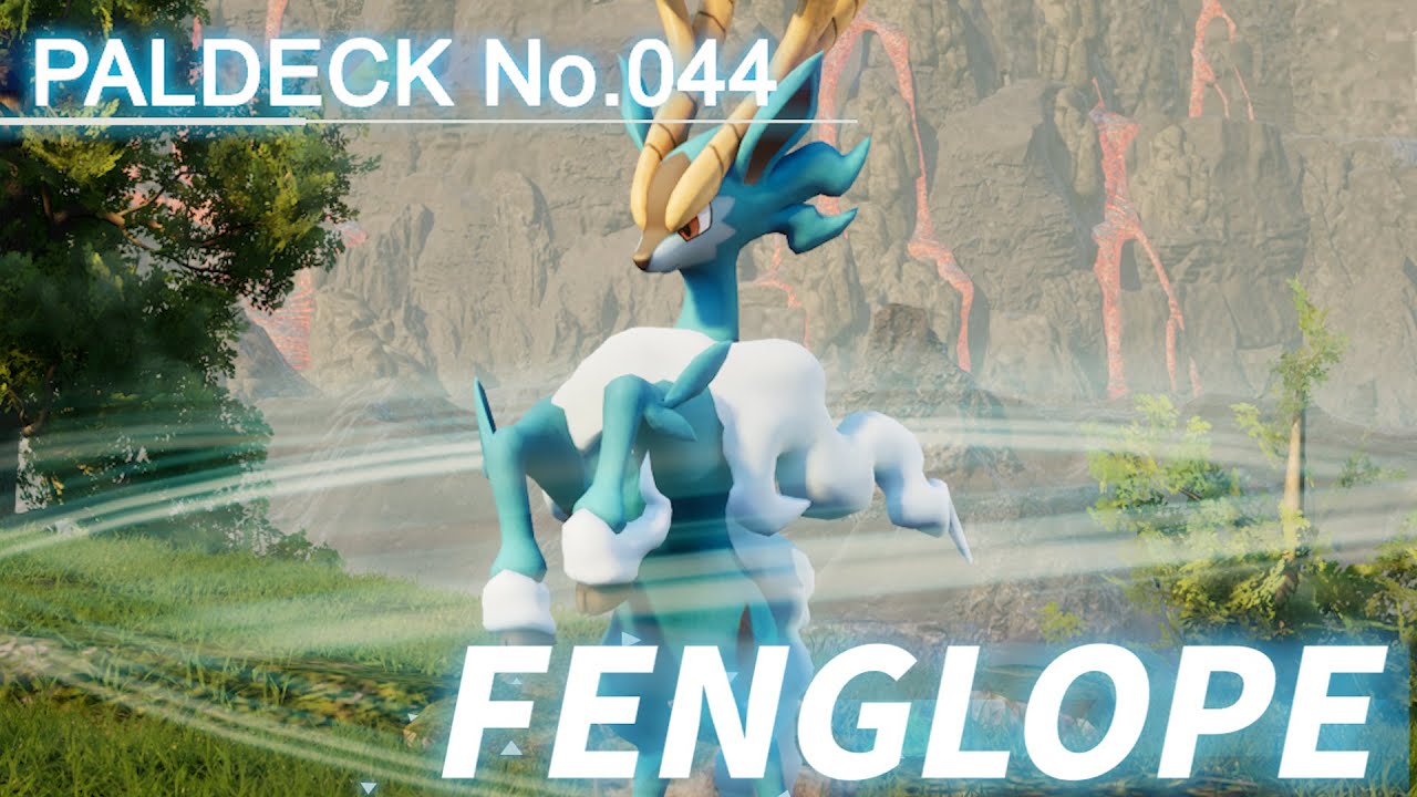 Paldeck | No.044 FENGLOPE - Palworld | Gameplay | Pocketpair