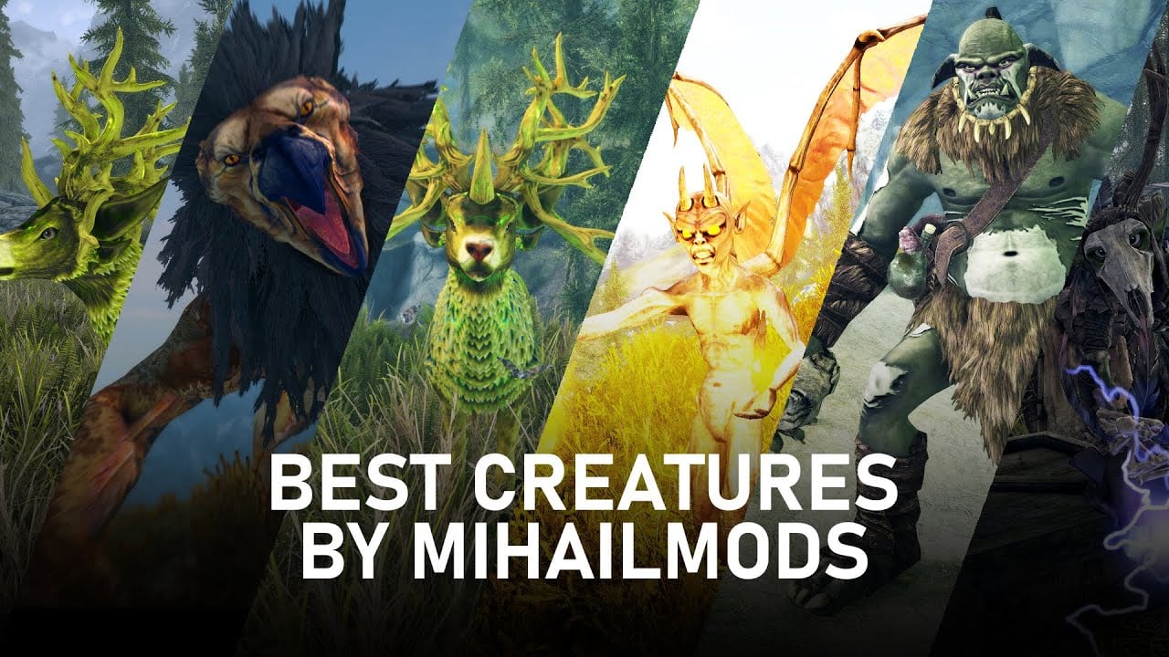 Skyrim Mods - Best Creatures By Mihailmods