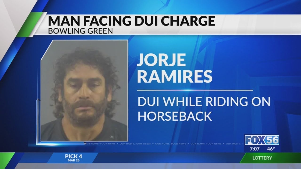 Bowling Green man charged with horseback DUI after ride to liquor store