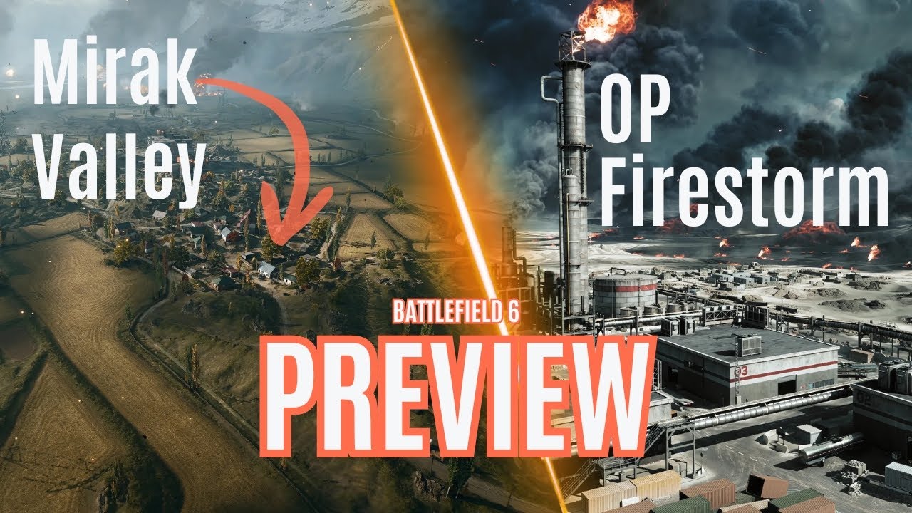 New Battlefield 6 Op. Firestorm & Mirak Valley Gameplay Preview!