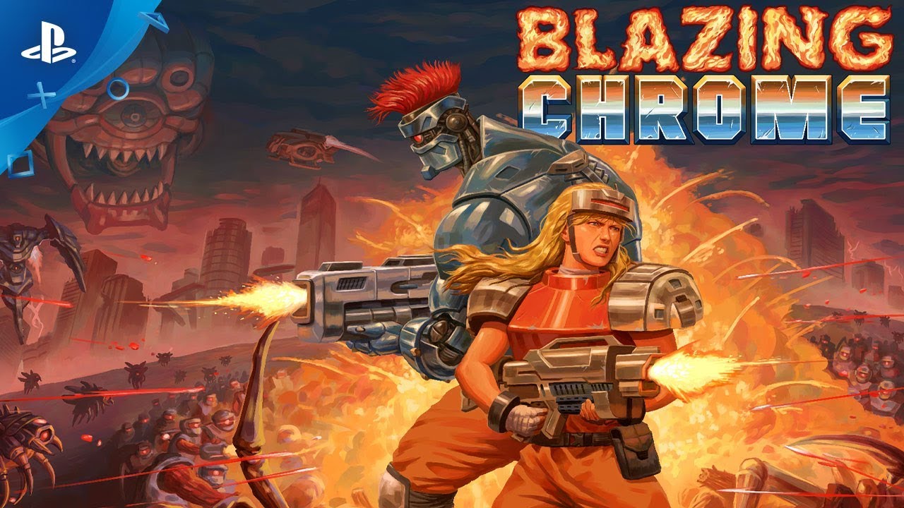 Blazing Chrome - Release Trailer | PS4