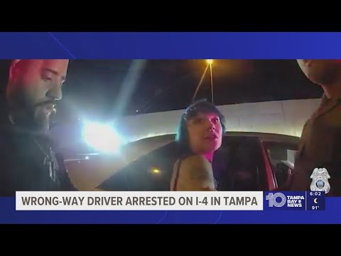 Accused wrong-way driver claims she 'wasn't driving' during DUI arrest on I-4 in Tampa