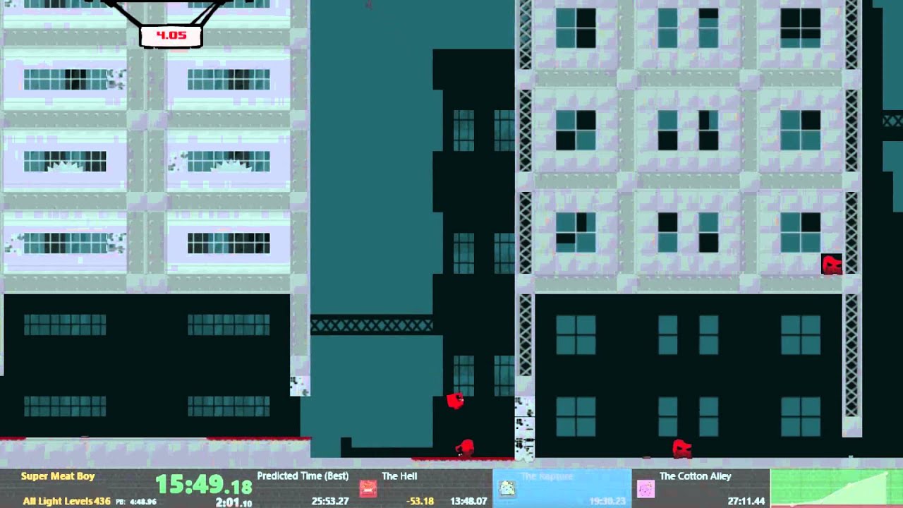 [old WR] 26:26 Super Meat Boy - All light levels - Speedrun